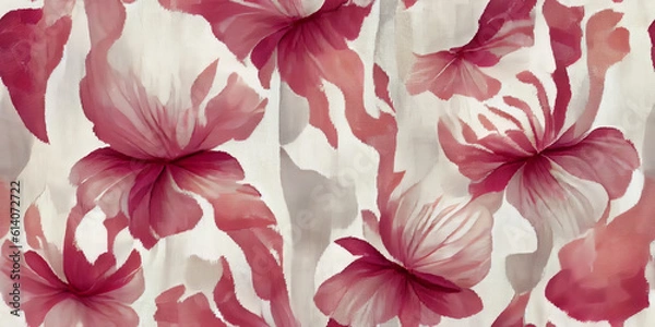 Fototapeta seamless pattern with flowers