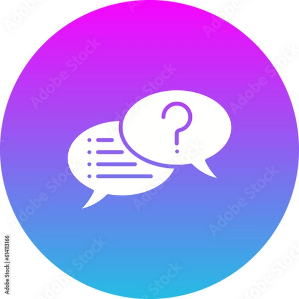 Fototapeta Interview Icon