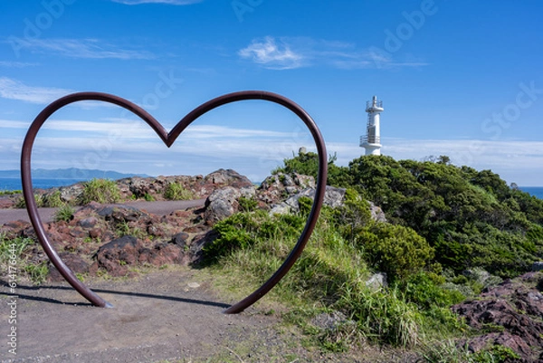 Fototapeta 長崎鼻 - 薩摩長崎鼻灯台