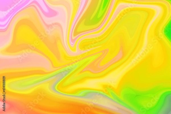 Fototapeta Abstract colorful hand painted oil marble texture background. Abstract wavy curve fluid modern marble texture background. 