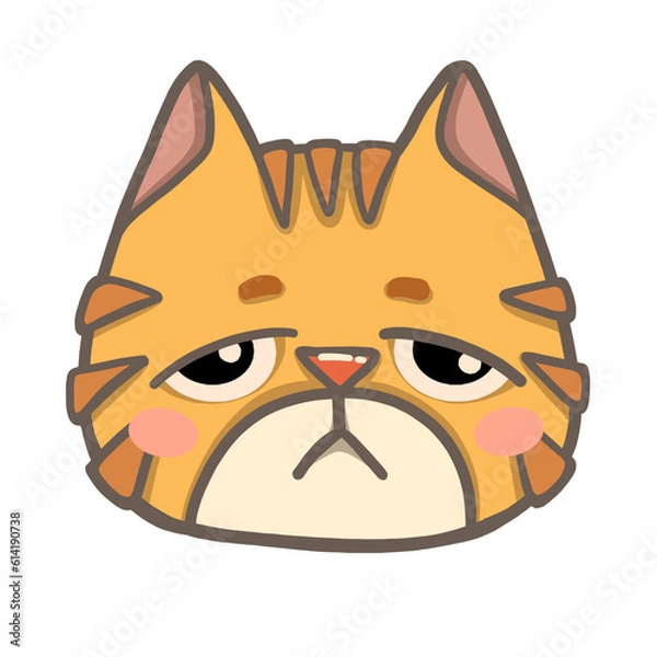 Obraz Cat cute pet animal set  Different type of cats