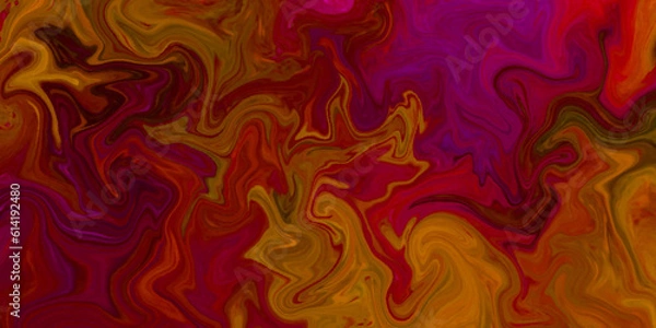 Fototapeta Red silk background and Red and yellow background Abstract background with orange and background with orange lava liquid marble backdround vector design.	
