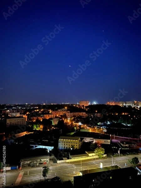 Obraz night city view