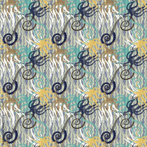 Obraz octopus pattern