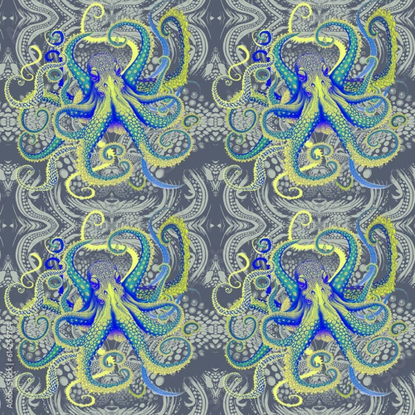 Obraz octopus pattern