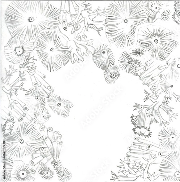 Obraz coral reef pattern