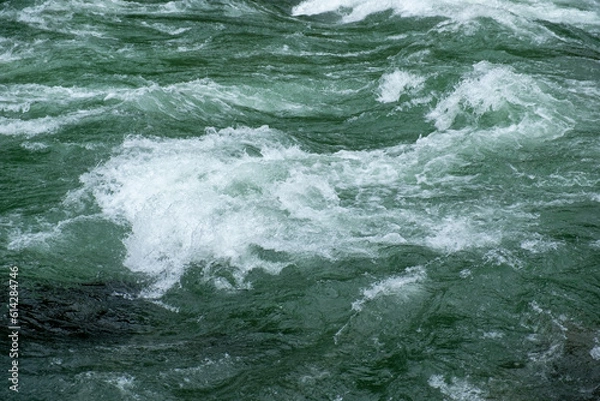 Fototapeta White Whater . Enns . Ennstal . Gesäuseeingang