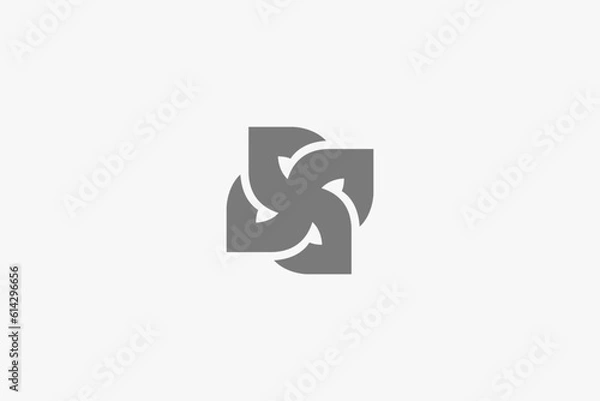 Obraz Illustration vector graphic of modern minimalist flower. Good for logo