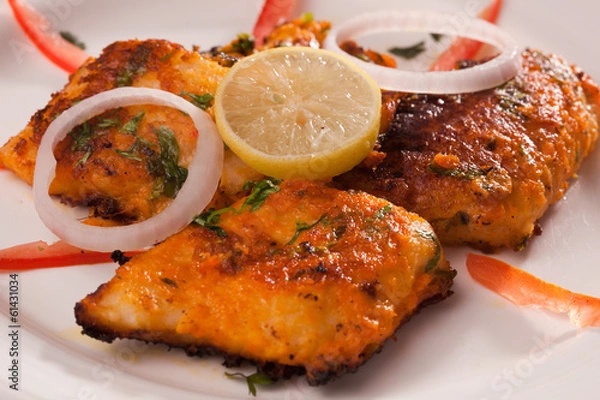 Obraz Spicy Fish Tikka.