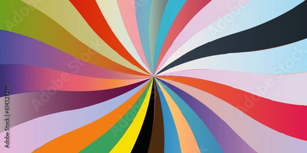 Fototapeta Abstract background with rays. Colorful sun rays sunburst pattern background. Abstract comic colorful vintage background. pop art cartoon style, sunlight, sunburst background.