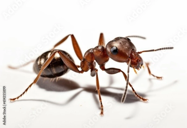 Obraz Ant isolated on white background