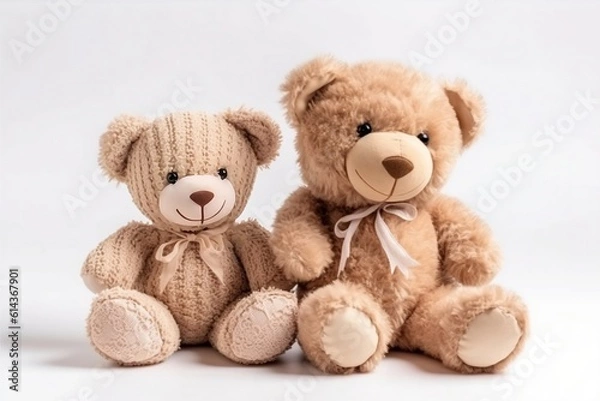 Obraz bear with a toy. 