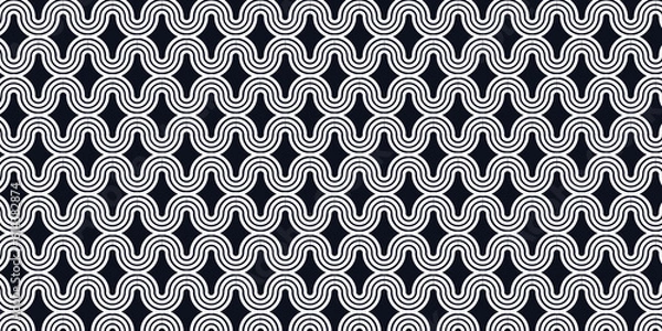 Obraz Vector beige color native aztec rhombus geometric shape seamless background. Ethnic, tribal, ikat, batik pattern design. Use for fabric, textile, interior decoration elements, upholstery, wrapping.