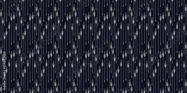 Obraz Vector beige color native aztec rhombus geometric shape seamless background. Ethnic, tribal, ikat, batik pattern design. Use for fabric, textile, interior decoration elements, upholstery, wrapping.