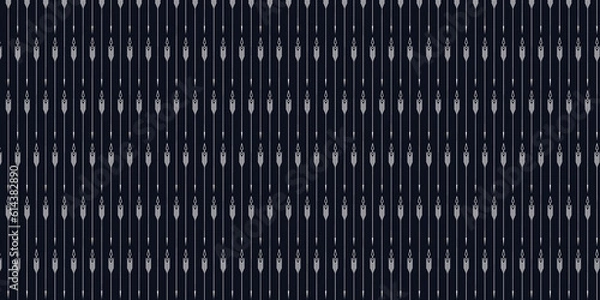 Obraz Vector beige color native aztec rhombus geometric shape seamless background. Ethnic, tribal, ikat, batik pattern design. Use for fabric, textile, interior decoration elements, upholstery, wrapping.