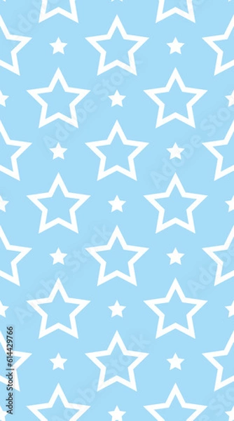 Fototapeta Baby textile seamless pattern. Geomteric sweet vector background. Wallpaper cover, scrappbooking paper or fabric cloth. Bright colorful childish geometry shape