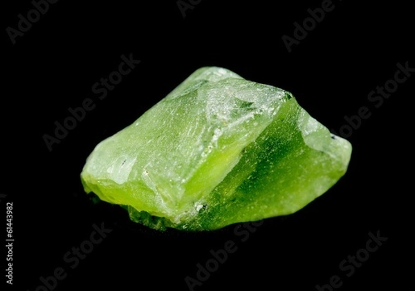 Obraz Peridot isolated on black