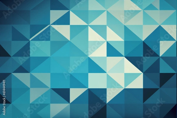 Obraz abstract geometric background, blue and white background 