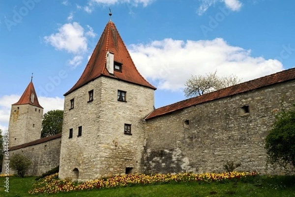 Obraz old castle in the city