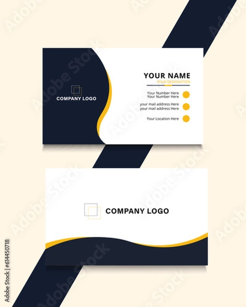Obraz Simple business template.