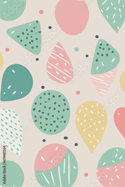 Fototapeta seamless pattern with circles