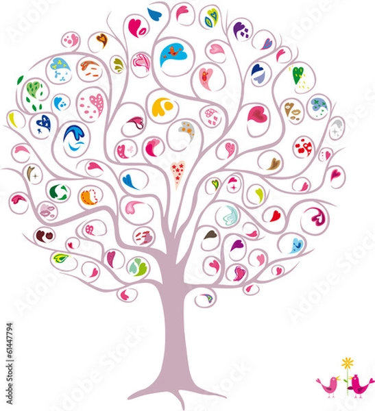 Obraz arbre d'amour