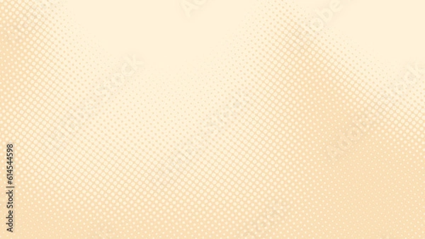Obraz Abstract dots halftone brown color pattern gradient texture background.