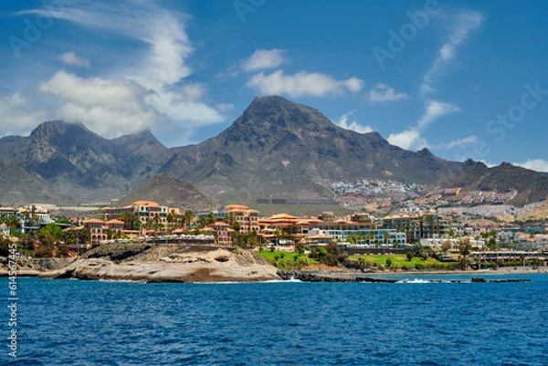 Obraz View of the town of Costa Adeje, Tenerife, Canary Islands, Spain