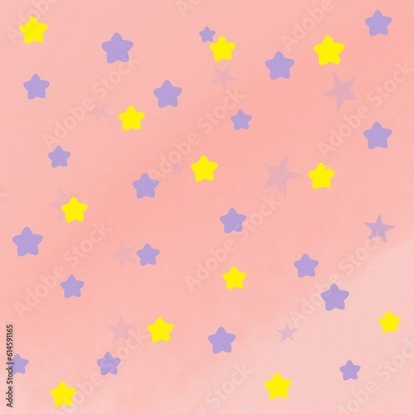 Obraz star yellow,purplr color background,Holiday,funny,happy birht day Background.