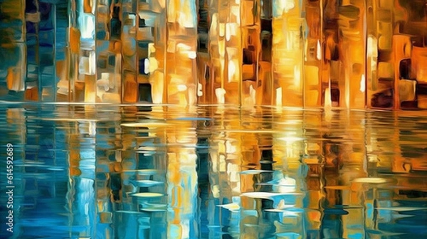 Obraz Generative AI, Reflective Rhapsody