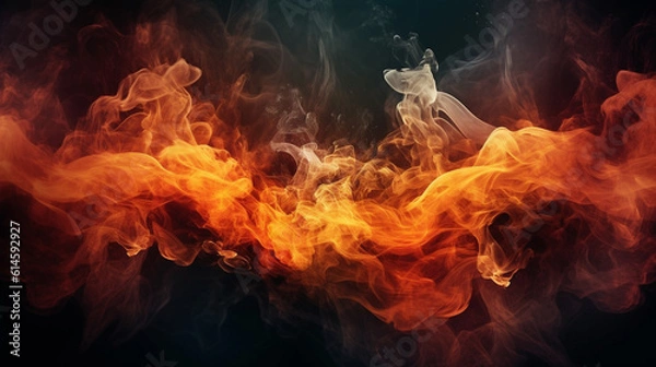 Fototapeta Generative AI, Phoenix's Breath