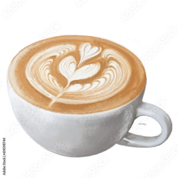 Obraz latte art cofee