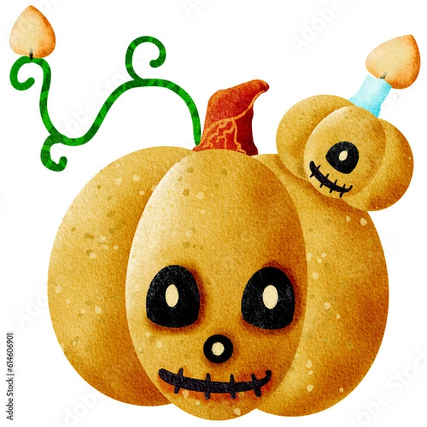 Obraz happy halloween pumpkin