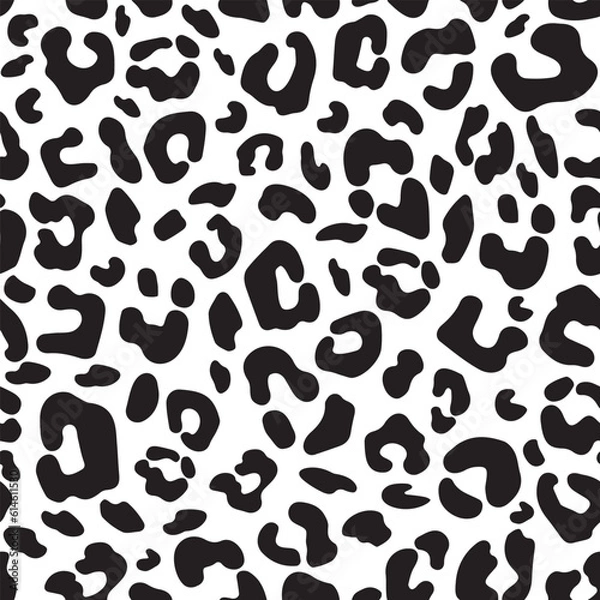 Obraz Seamless background with a leopard skin pattern