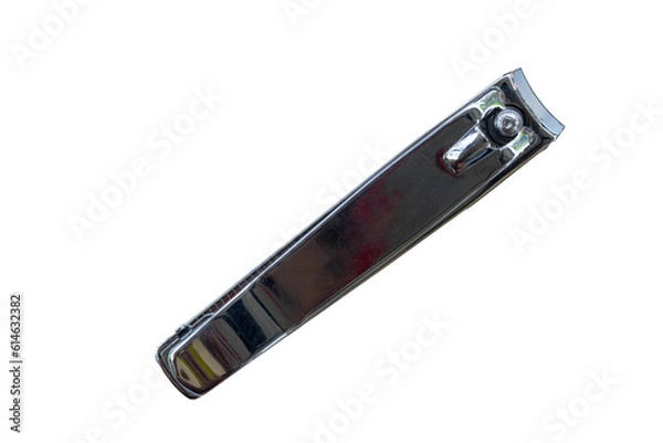 Obraz nail clippers on isolated background