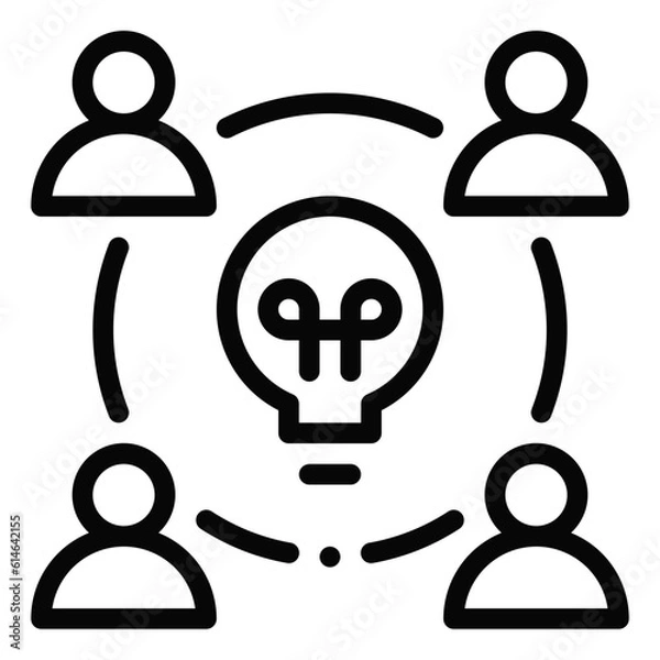 Obraz brainstorm icon