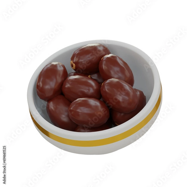 Fototapeta 3d .icon isolated on white background. 3d rendering illustration