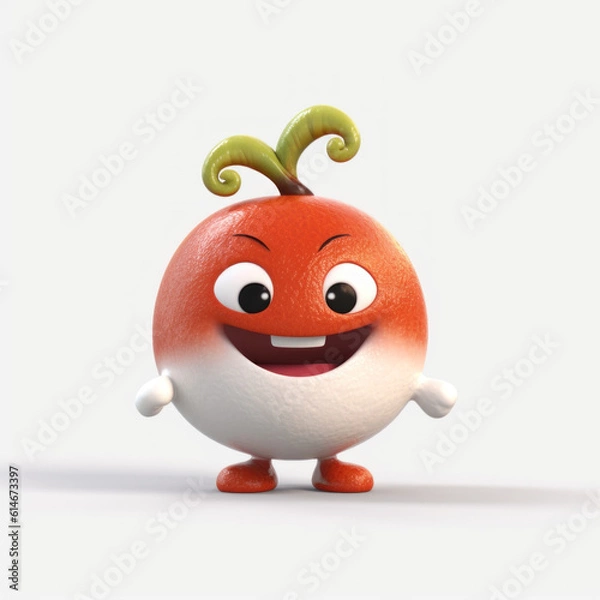 Obraz Cute 3D Fruit Character