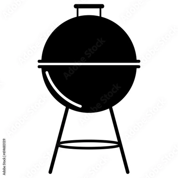 Fototapeta BBQ Icon Vector