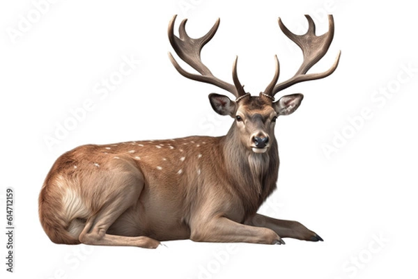 Obraz deer isolated on transparent background