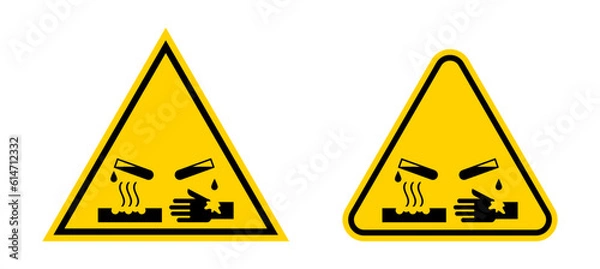 Obraz danger warning sign