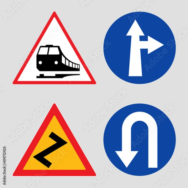 Obraz sign on a road