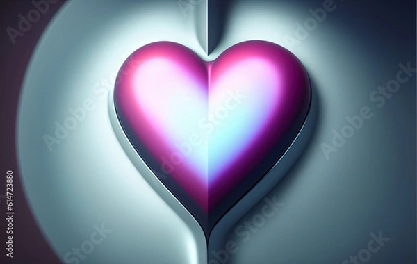 Obraz Valentine's Day background. Ai generated technology