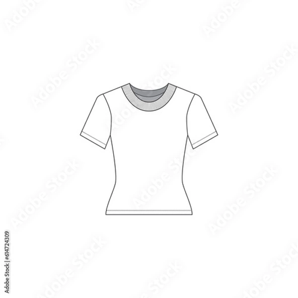 Fototapeta T-shirt icon. Apparel symbol modern, simple, vector, icon for website design, mobile app, ui. Vector Illustration
