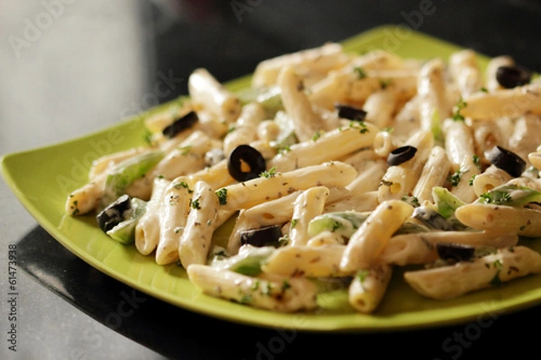 Obraz Delicious penne pasta.