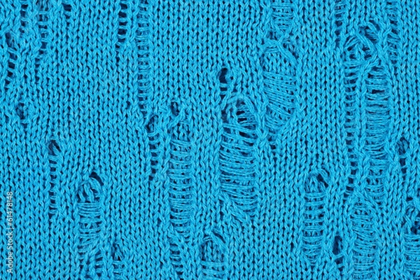 Fototapeta Blue stockinet background