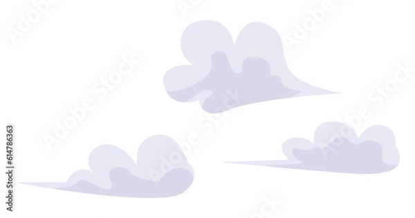 Fototapeta Cloud Vector Illustrations Collections