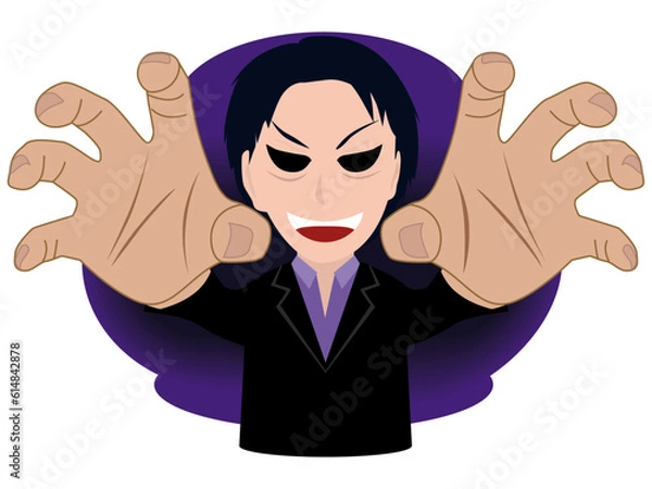 Obraz 悪人　両手　怖い