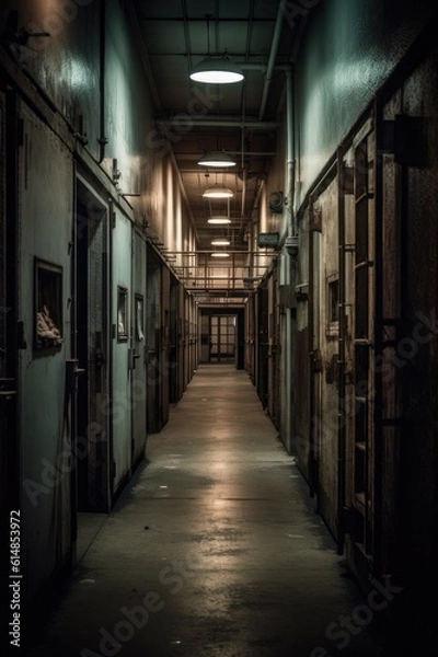 Fototapeta inside a prison