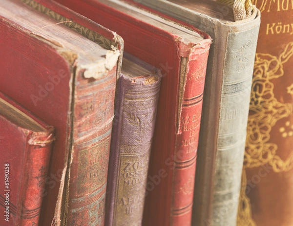 Obraz stack of old books